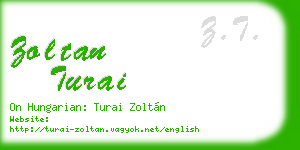 zoltan turai business card